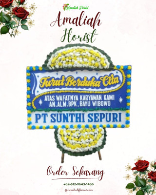 Papan Bunga Duka di Toba